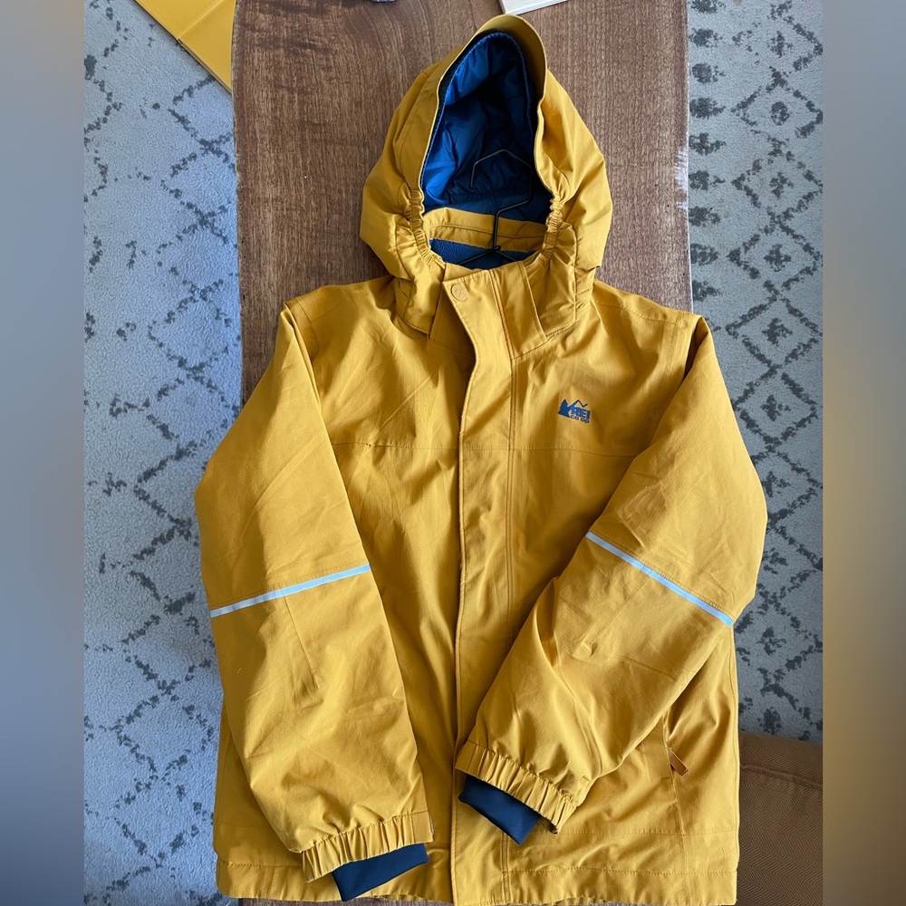 REI Yellow Kids Winter Jacket